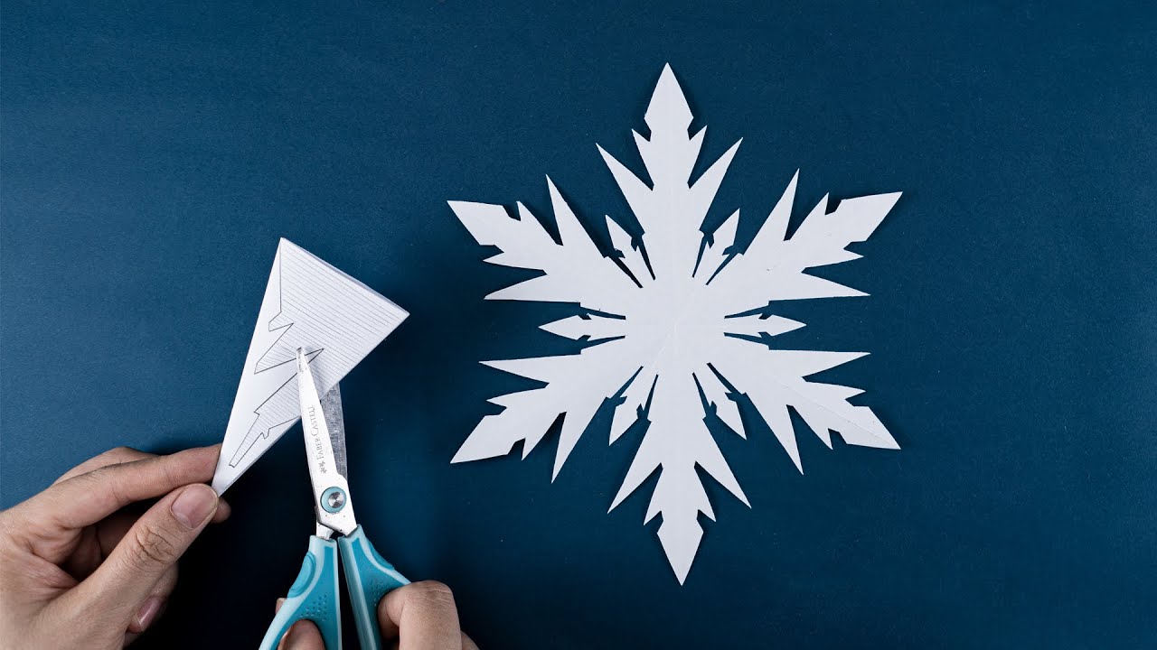 Бумажные снежинки #05 - Как сделать снежинки из бумаги смотреть онлайн