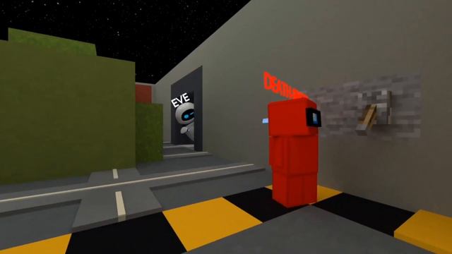 WALL-E and EVE Plays AMONG US смотреть онлайн
