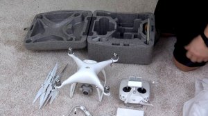 Квадрокоптер Phantom 4 - распаковка и первый запуск