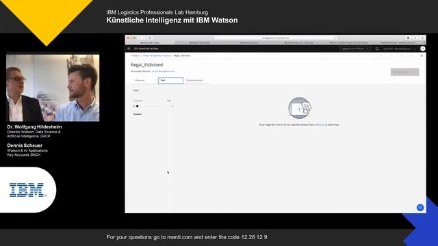 Künstliche Intelligenz mit IBM Watson - IBM Logistics Professionals Lab HH смотреть онлайн