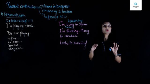 Present continuous tense | Tenses | Class 7 English (CBSE/NCERT) смотреть онлайн