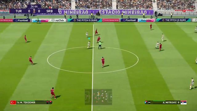 ⚽ Turkey vs Serbia ⚽ | UEFA Nations League (14/10/2020) | PES 2021 смотреть онлайн