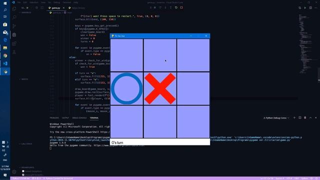 i made tic-tac-toe in python смотреть онлайн
