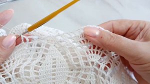 Красивая салфетка крючком (часть 5)