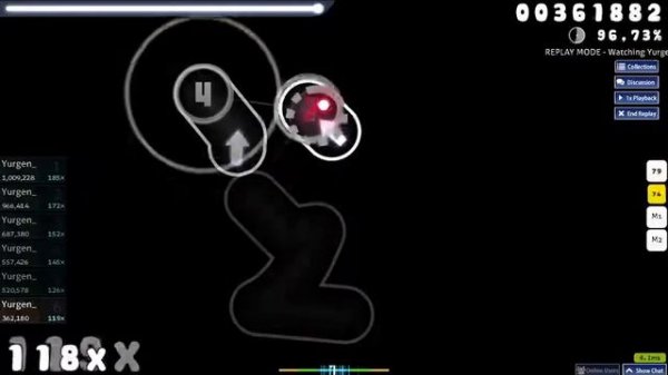 1000-7 Shadowraze, GENJUTSU (Osu Replay By Youkie)