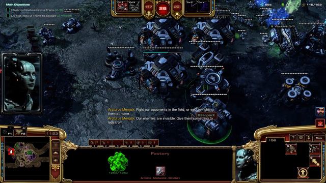 SC2 Co-Op Oblivion Express, Arcturus Mengsk Play [Prestige : Merchant of Death] #3 смотреть онлайн