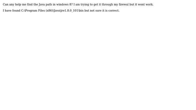 Finding Java path in windows 8 смотреть онлайн