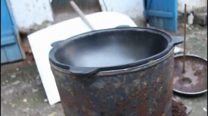 Печка под казан своими руками.