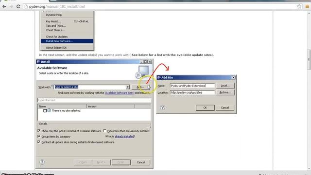 Instalación de Eclipse para uso con Python смотреть онлайн