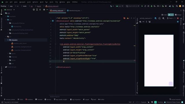How to create Floating button using java in Android studio 2023 | Only in 3 Minutes | YousFul?? смотреть онлайн