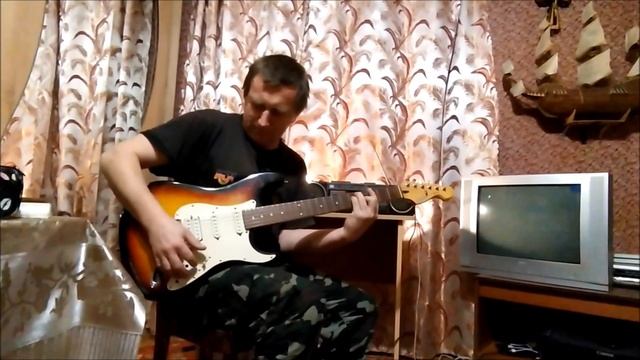 Электрогитару подключаем к магнитофону. лайфхак Если нет комбика не беда) смотреть онлайн