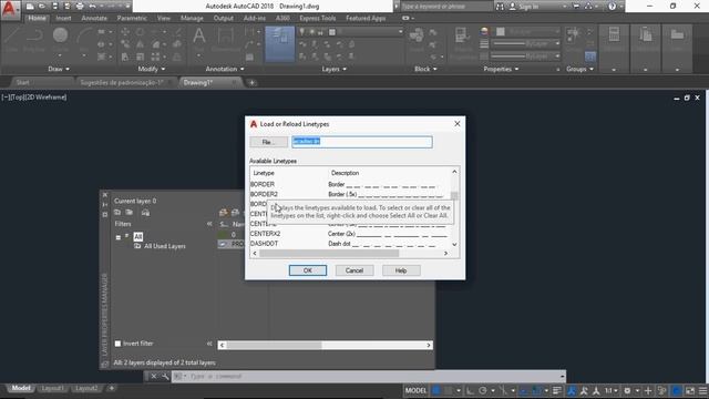 Como mudar a escala de linha tracejada no AutoCAD / How To chance AutoCad dashed line scale смотреть онлайн