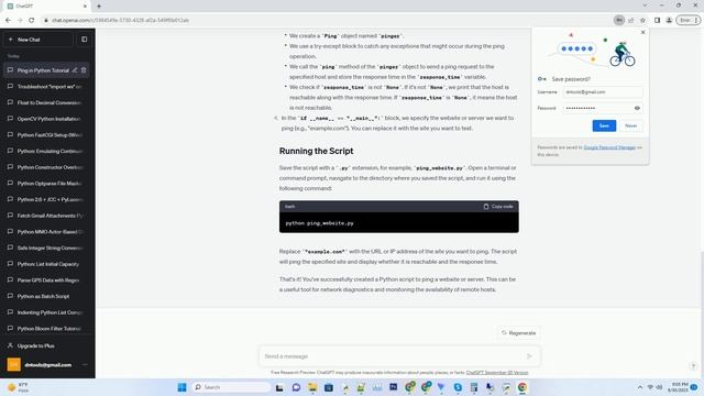 Ping a site in Python смотреть онлайн