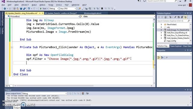 VB.NET Tutorial - How To Update DataGridView Cell Image Using PictureBox In VB.NET [ With Code ] смотреть онлайн