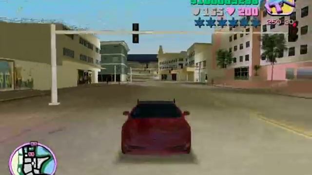 GTA Vice City: Chevrolet Corvette C6 Tuned смотреть онлайн