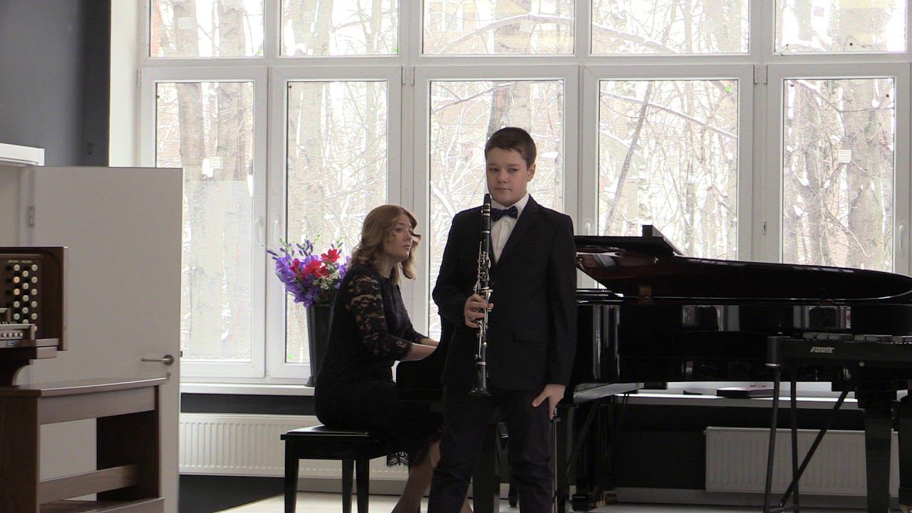 Филистович Егор, кларнет. Л.Ревуцкий "Вальс" смотреть онлайн