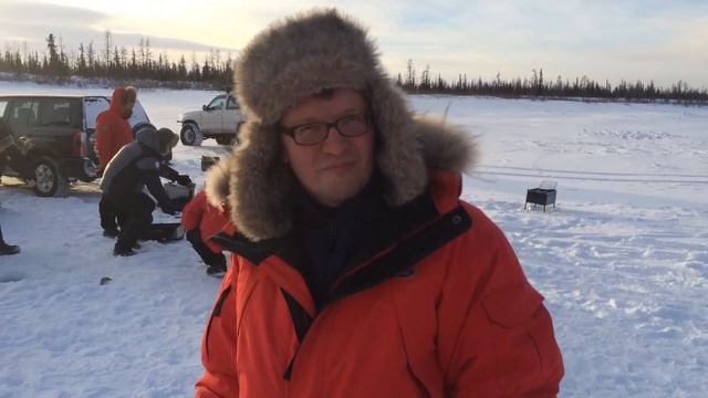 Любительская зимняя рыбалка в Салехарде