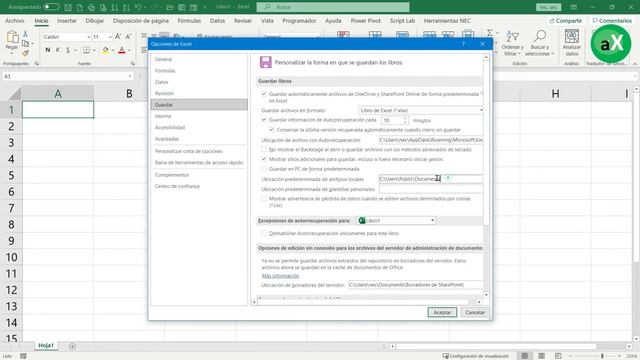 ? Configurar carpeta predeterminada para almacenar archivos en Excel смотреть онлайн
