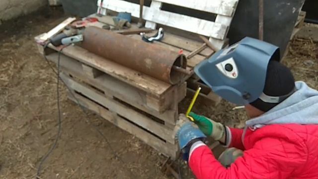 Каток для газона своими руками.//Ландшафтный дизайн своими руками.//Стройка дома своими руками. смотреть онлайн