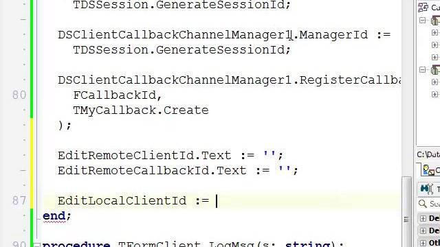 Delphi Labs: DataSnap XE - Callbacks - Part 3 of 3 смотреть онлайн