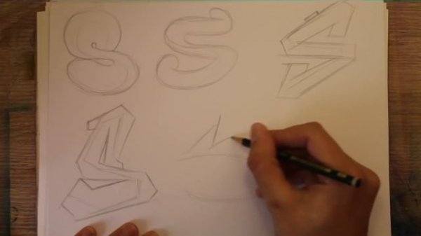 Graffiti Alphabets Letter S - Buchstabe S - Letra S