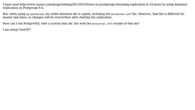 DevOps & SysAdmins: How to store postgresql.conf outside of data dir? (2 Solutions!!) смотреть онлайн