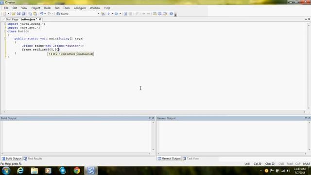 Java Tutorial - How To Create Button смотреть онлайн