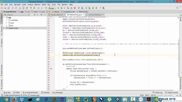 Android app Development - Make a Web Browser in 2 hours - 014 - Enabling Javascript смотреть онлайн