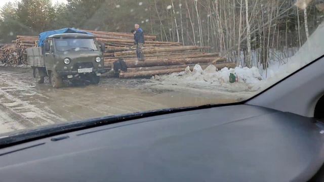 Участок дороги-9км на село Гарь, Высокогорский район, РТ, РФ, 25.03.2023года. смотреть онлайн