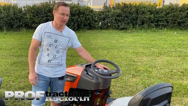 Чем отличается T от TX? Садовый трактор Husqvarna TC238. смотреть онлайн