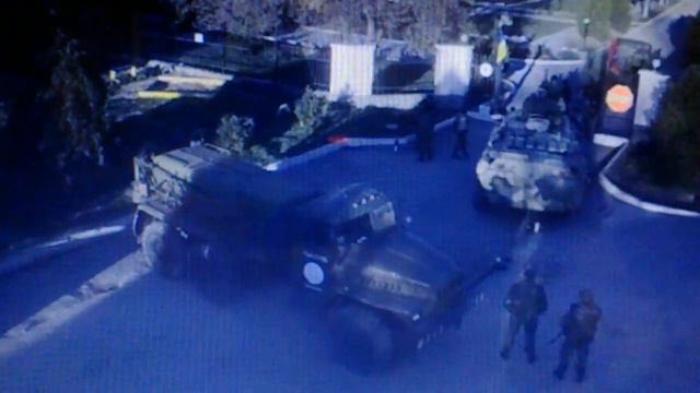 штурм в.ч.4515 Бельбек 22.03.2014  продолжение