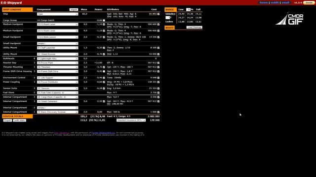 Elite:Dangerous - о сайте edshipyard.com и приоритете модулей - правильное распределение энергии смотреть онлайн