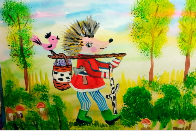 Как нарисовать сказочного ежа смотреть онлайн