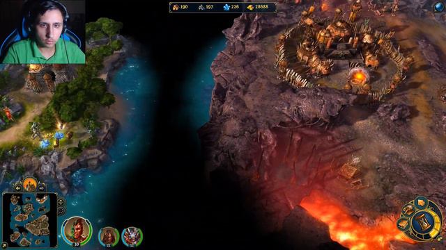 Might & Magic Heroes VI #72 ► Кампания Непокорных племен ► О червях и демонах смотреть онлайн