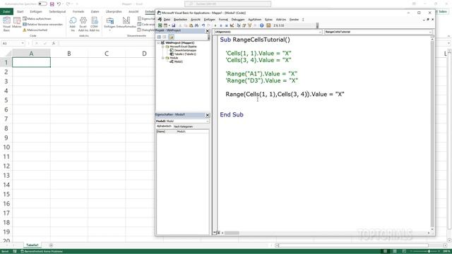 Cells und Range kombiniert / Excel VBA смотреть онлайн