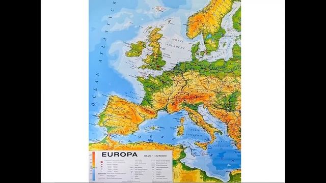 Страны Западной Европы + карта смотреть онлайн