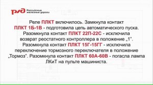 Работа электрической схемы электропоезда ЭД4М в тяговом режиме.mp4