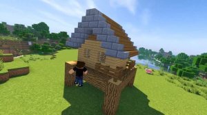 Маленькая база для выживания в Майнкрафт