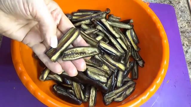 Баклажаны по корейски. Рецепт улет третий раз готовлю, до погреба не доходят смотреть онлайн