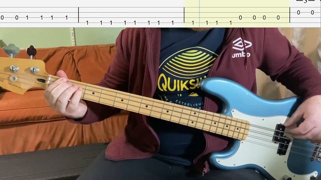 The Unlikely Candidates - Novocaine (Bass Cover With Tabs)