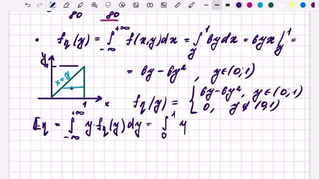 Нахождение ковариации и дисперсии в случае непрерывного вектора смотреть онлайн
