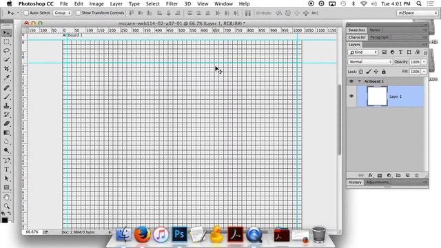 How to create a 1000px grid In Photoshop WEB114 a07 смотреть онлайн