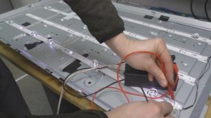 ремонт телевизора LG 42lb582v нет изображения, замена подсветки