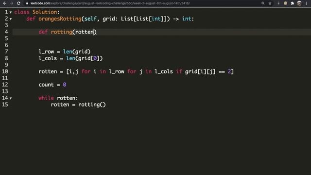 Rotting Oranges | Leet code 994 | Theory explained + Python code смотреть онлайн