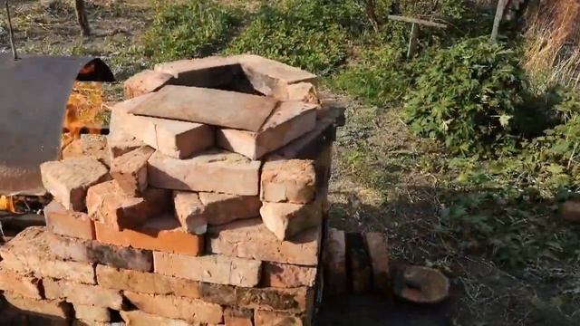 Мангал-Казан из старых кирпичей! смотреть онлайн