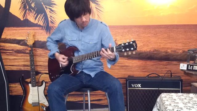 GIBSON SG Junior 60's + Vox AC15C1 смотреть онлайн