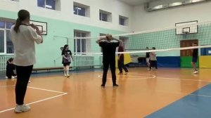 Волейбол, Тренировка детей начинающей группы.