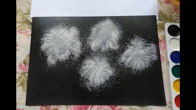 Нетрадиционное рисование на тему "Салют" смотреть онлайн