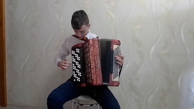 Еремейчик Кирилл(баян) А.Доренский "Веселое настроение". смотреть онлайн