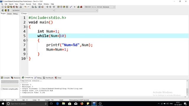C Language Tutorial in Hindi #6: Looping Statement(While,for,do...while) смотреть онлайн